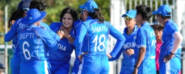 India women cricket team strike gold at Asian Games 2026, hammer Sri Lanka by 147 runs