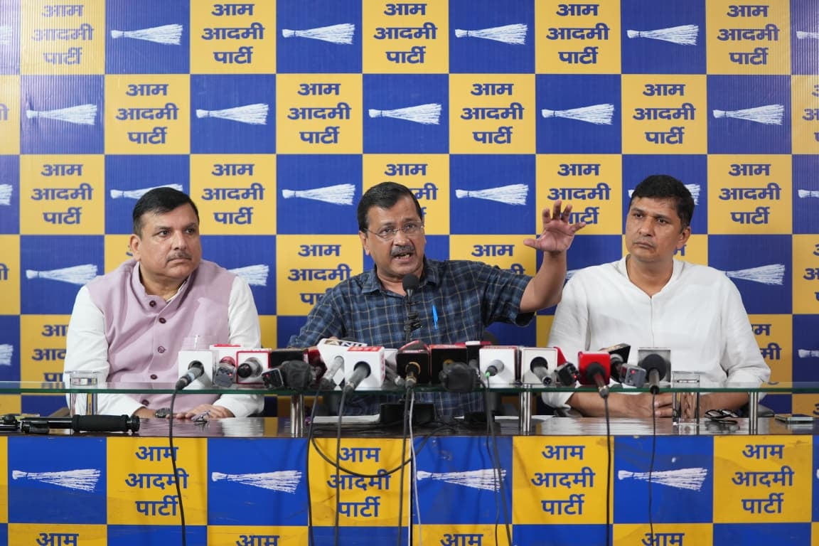Votes being stolen to win elections, CEC Gyanesh Kumar must be arrested : Kejriwal