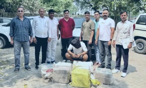 Hisar police seize over 114 Kg ganja worth ₹60 lakh, one arrested