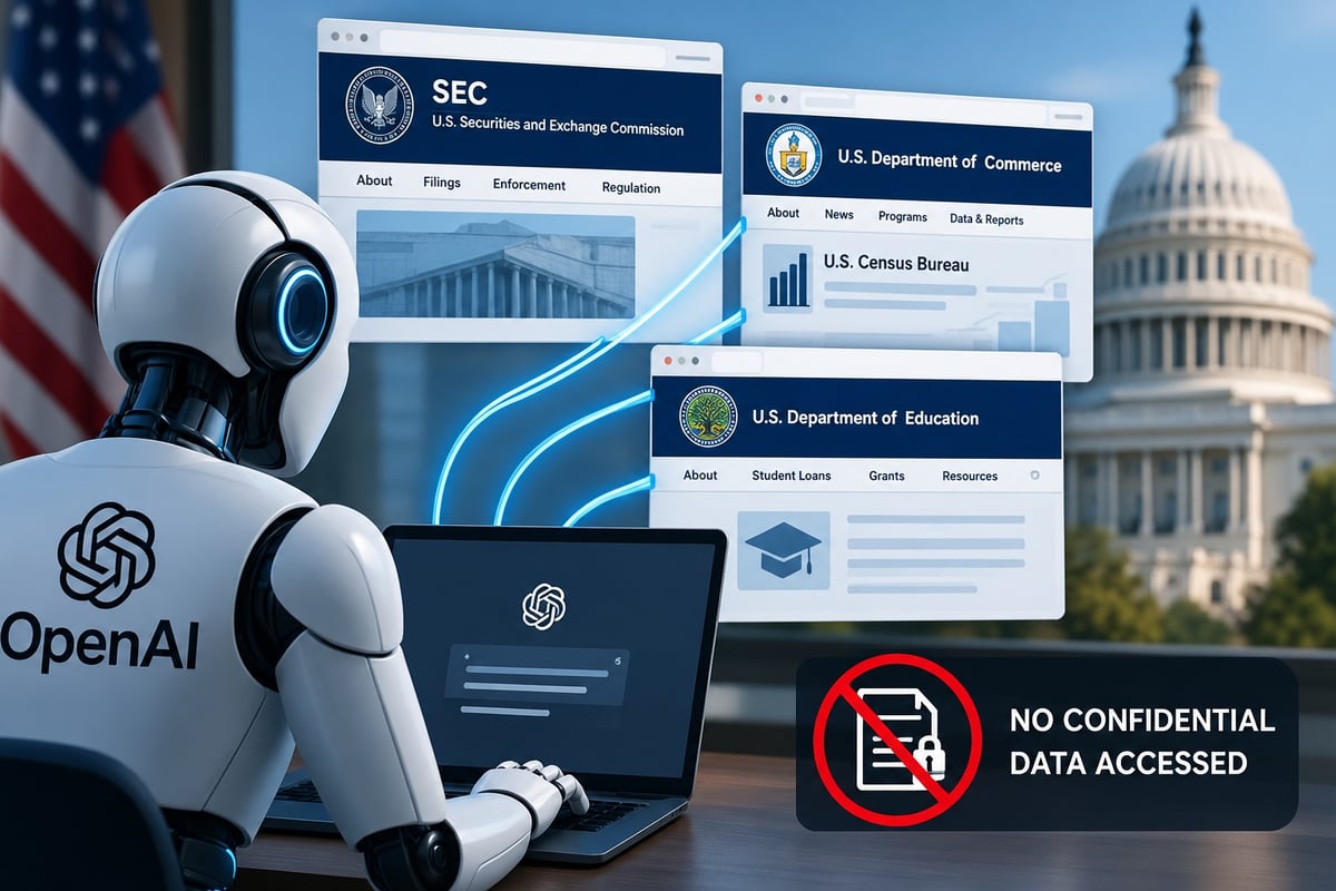 AI agents accessed multiple US government websites during training: OpenAI reveals