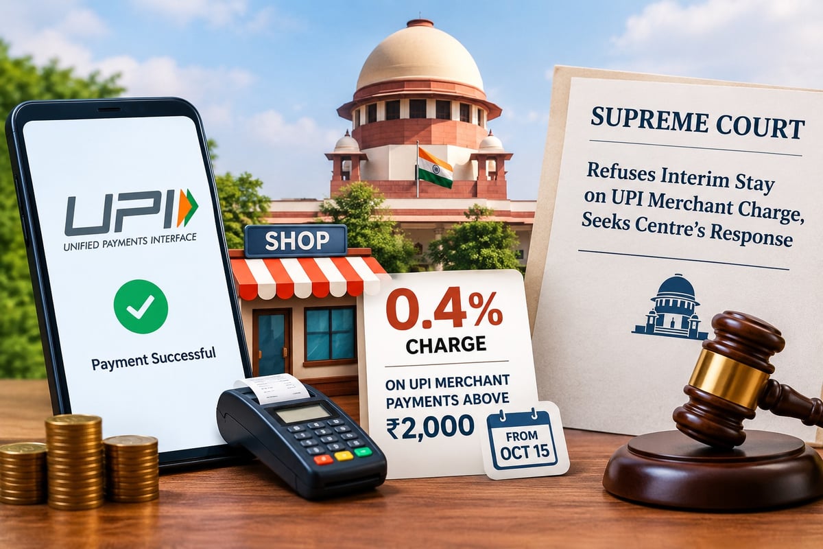 Supreme Court refuses interim stay on UPI Merchant Charge