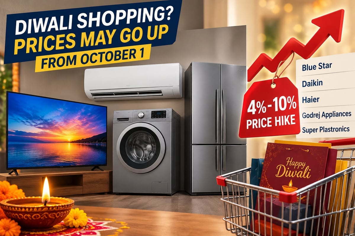 Buying AC or TV before Diwali? Prices may go up from October 1