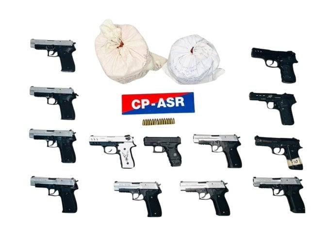 Amritsar police bust drug-arms rackets, five arrested with 13 pistols and 3.3 kg heroin