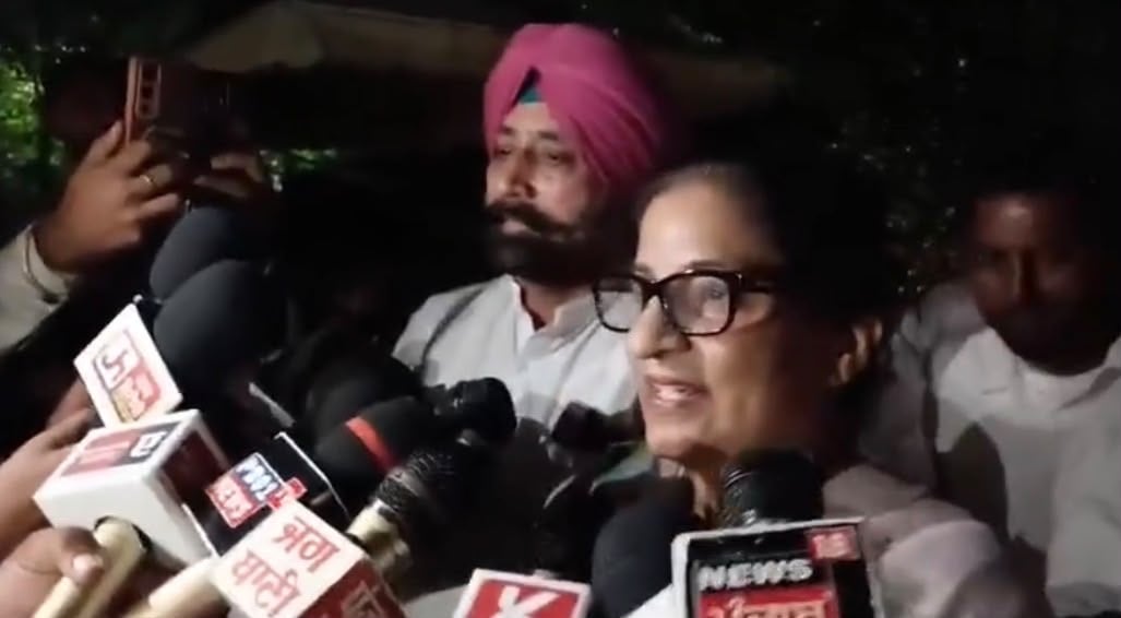 Pargat Singh’s wife celebrates his appointment; “When first grandson was born, he became MLA; now, with second, he became Punjab Congress Chief”