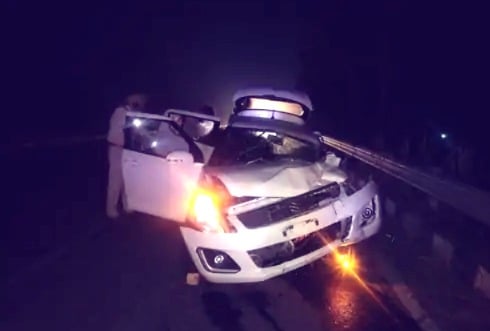 Amritsar police car carrying murder bid accused collides with canter in Khanna, 5 injured