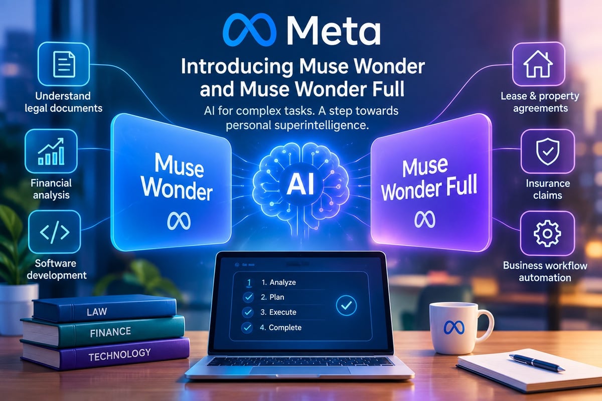 Meta unveils Muse Wonder and Muse Wonder full AI Models for complex, multi-step tasks