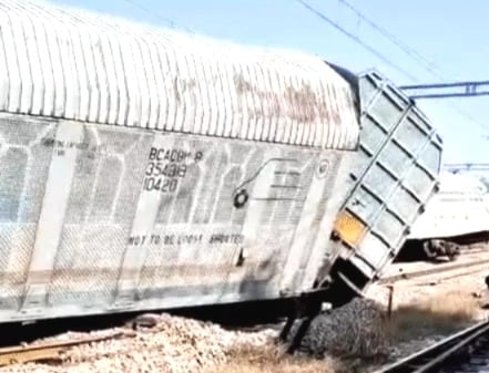 Three goods train coaches derail near Rampura Phul railway station in Bathinda