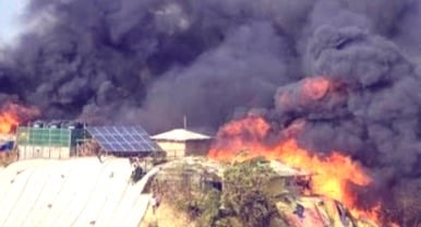 Bangladesh Coastal resort fire; 10 killed, 9 injured