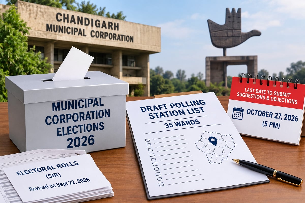 Chandigarh MC polls likely by year-end, Objections invited on Polling Station list