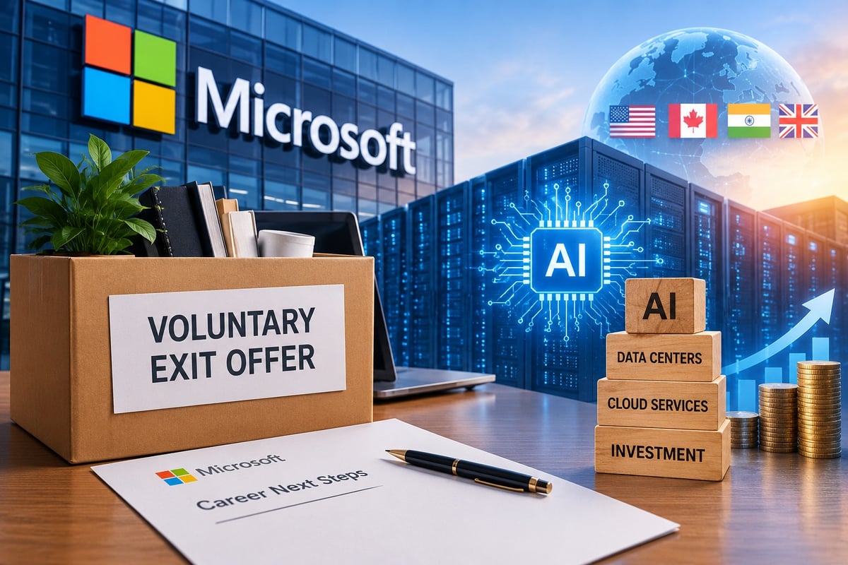 Microsoft launches voluntary exit plan for employees in four countries