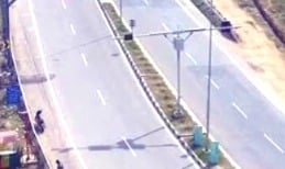 NH-205 closed near Namhol after road subsidence in Bilaspur; Traffic diverted