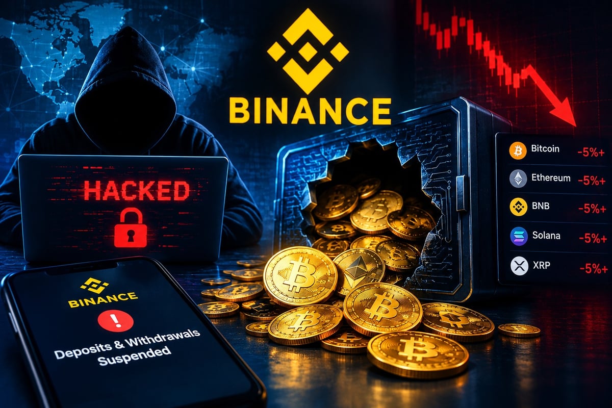Binance hit by massive cyberattack; over $5 billion in cryptocurrency feared stolen