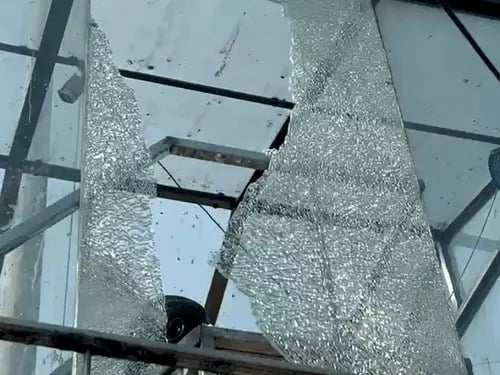Glass panel outside Dr BR Ambedkar’s statue smashed for third time in Ludhiana